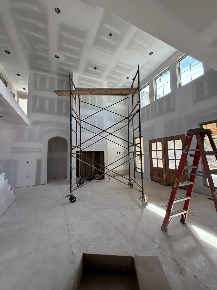 Construction cleanup on a new build in North Alabama by Dustline Property Services